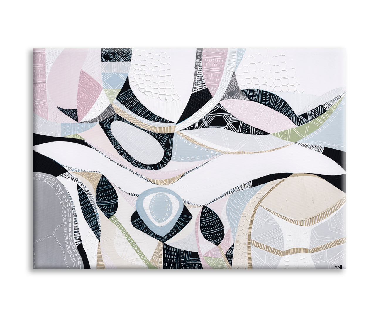 Australian Pink Lakes Print - Ani Ipradjian Art