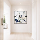 "Australian Wild Flower 1" – Original floral painting by Australian artist Ani Ipradjian, featuring abstract native wildflowers and textured earth tones, similar to the artwork featured on The Block 2022.