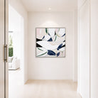 "Australian Wild Flower 1" – Original floral painting by Australian artist Ani Ipradjian, featuring abstract native wildflowers and textured earth tones, similar to the artwork featured on The Block 2022.