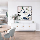 "Australian Wild Flower 1" – Original floral painting by Australian artist Ani Ipradjian, featuring abstract native wildflowers and textured earth tones, similar to the artwork featured on The Block 2022.