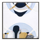 Blue Mountains 3 abstract Australian landscape painting by Melbourne artist Ani Ipradjian, featuring eucalyptus blue tones, earthy textures, and layered contemporary design inspired by the Three Sisters, Echo Point, and the misty Blue Mountains of Sydney, Australia.