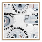 Melbourne Basalt art print by Ani Ipradjian – abstract print inspired by bluestone rock used in Melbourne’s historic architecture.