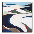 Bondi Beach abstract painting by Melbourne artist Ani Ipradjian, inspired by Sydney’s iconic coastline. Featuring ocean blues, sandy tones, and textured layers, this artwork celebrates Bondi’s surf culture, vibrant atmosphere, and surrounding flora and fauna. Perfect for Australian art collectors, coastal interior design, and surf-inspired homes worldwide.