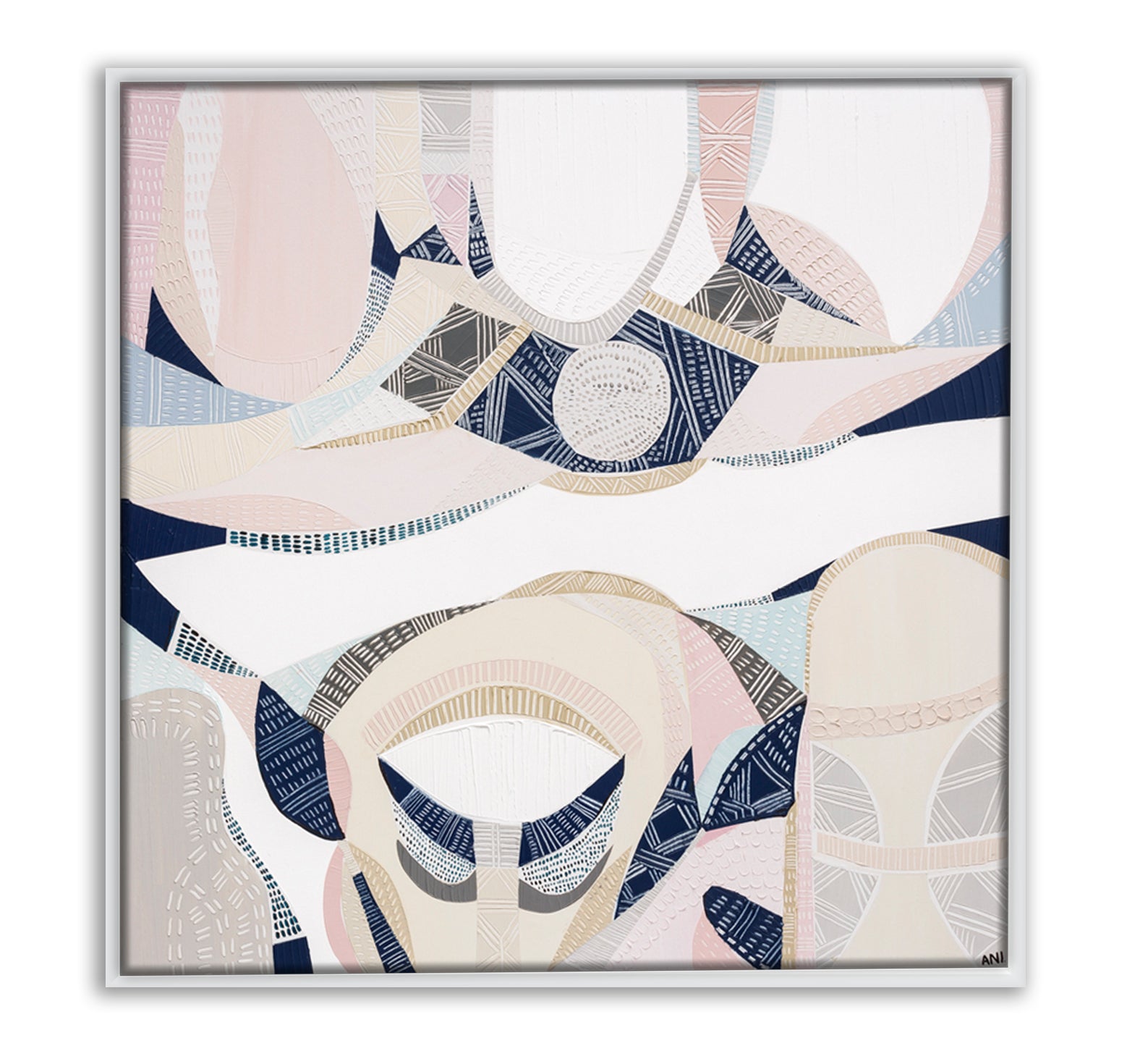 "Bubblegum Pink Lake print by Australian artist Ani Ipradjian. Features layered textures and vibrant pink tones inspired by Western Australia’s surreal salt lakes. Ideal for Australian and international art collectors."