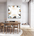 Coastal Bliss print by Melbourne artist Ani Ipradjian – Australian coastal wall art featuring sandy beach tones, ocean blues, and textured abstract design. Perfect for beach house décor, coastal interiors, art collectors, and interior designers worldwide. Free shipping Australia-wide with international delivery available.