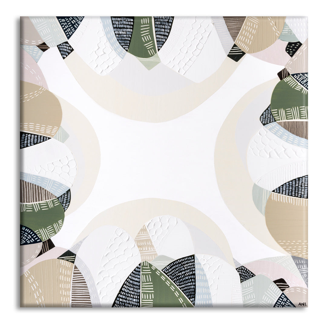 East Australian Cordillera – abstract mountain landscape painting and fine art print by Melbourne-based artist Ani Ipradjian. Inspired by the Great Dividing Range, this artwork features earthy browns, sage greens, and textured layers that capture the beauty and spirit of Australia’s mountain terrain. Perfect for collectors, interior designers, and art lovers seeking contemporary Australian landscape prints or original paintings with natural tones, bold texture, and modern design. Available with free Austral