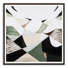 Eastern Ranges – Original Australian Mountain Landscape Print by Melbourne artist Ani Ipradjian. Abstract interpretation of the Great Dividing Range, spanning Queensland, New South Wales, and Victoria. Featuring earthy browns, sage greens, and textured brushwork, this 80cm x 80cm canvas celebrates Australia’s native bushland, rugged terrain, and natural history. Framed in Tasmanian Oak, Black, or White. Free shipping Australia-wide with international shipping available. Ideal for art collectors, interior