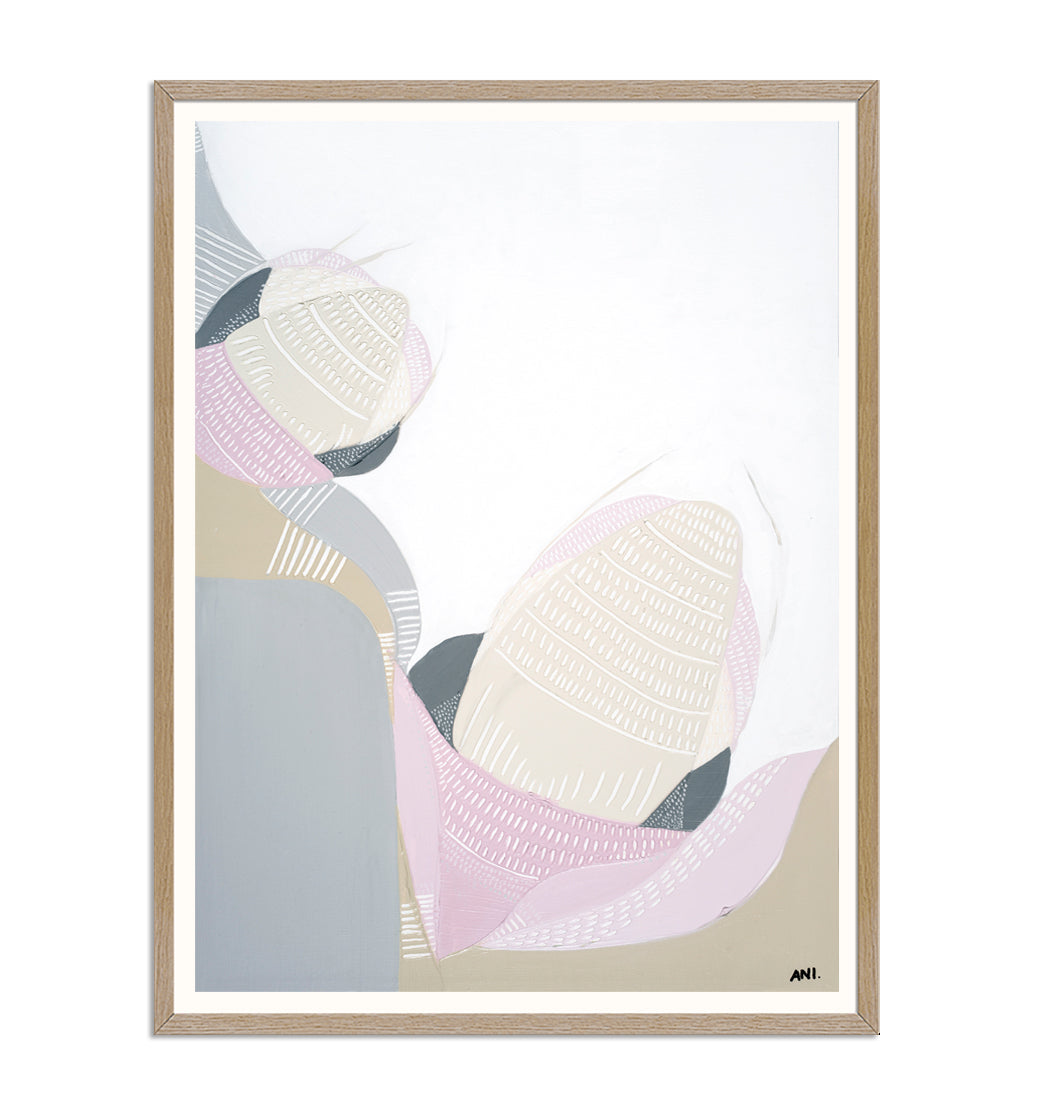 Protea Love – abstract print of a blooming Protea flower by Ani Ipradjian, symbolising transformation and strength, ideal for floral art lovers and global collectors.