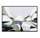 Great Dividing Range original abstract mountain landscape painting Australia, large textured Australian wall art with earthy browns and sage greens, contemporary acrylic artwork inspired by native bushland across Queensland New South Wales Victoria