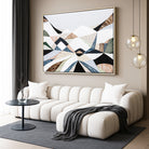 Great Dividing Ranges original Australian mountain landscape painting by Melbourne-based Australian artist Ani Ipradjian, textured acrylic and mixed media canvas artwork in earthy browns and sage greens, framed in Tasmanian Oak, with Australian wall art, canvas prints and giclée fine art prints available.