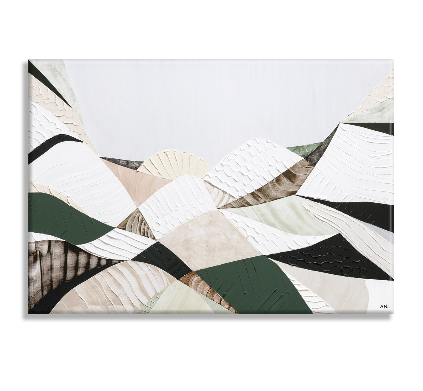 Great Dividing Mountain Ranges original abstract landscape painting Australia, textured contemporary Australian artwork featuring earthy browns sage greens and rich layered textures inspired by native bushland across Queensland New South Wales and Victoria