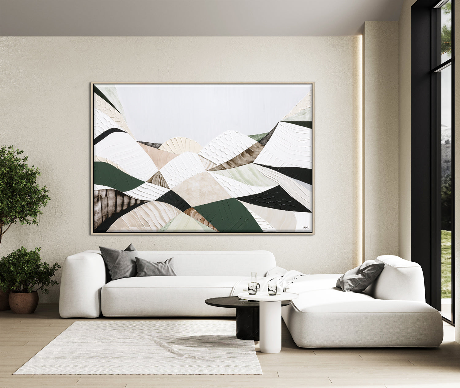 Great Dividing Mountain Ranges 1 Print - Ani Ipradjian Art