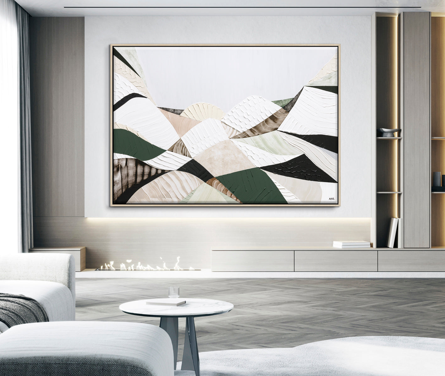 Great Dividing Mountain Ranges 1 Print - Ani Ipradjian Art