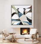 Great Dividing Plateau 2 abstract Australian mountain landscape artwork by Melbourne artist Ani Ipradjian, inspired by the Great Dividing Range, featuring earthy tones, layered textures, and native bushland, contemporary Australian art for collectors and interiors worldwide