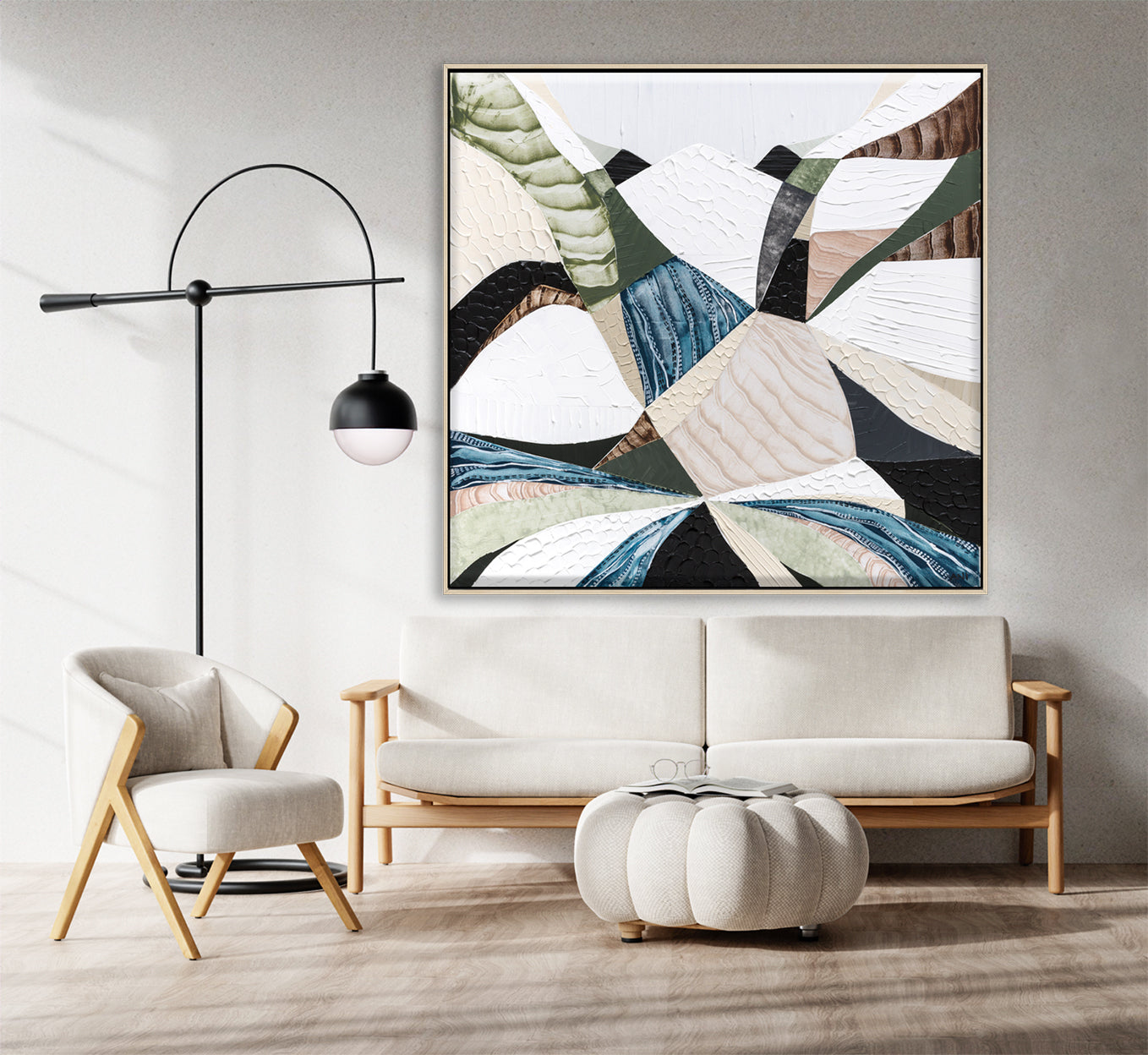 Great Dividing Plateau 2 abstract Australian mountain landscape artwork by Melbourne artist Ani Ipradjian, inspired by the Great Dividing Range, featuring earthy tones, layered textures, and native bushland, contemporary Australian art for collectors and interiors worldwide