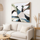 Great Dividing Plateau 2 abstract Australian mountain landscape artwork by Melbourne artist Ani Ipradjian, inspired by the Great Dividing Range, featuring earthy tones, layered textures, and native bushland, contemporary Australian art for collectors and interiors worldwide