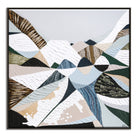 Great Dividing Plateau 14 Australian abstract mountain landscape painting and art print by Melbourne-based, Australian-based artist Ani Ipradjian, inspired by the Great Dividing Range, featuring earthy browns, sage greens, rich textures and native Australian bushland.