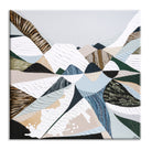 Great Dividing Plateau 14 Australian abstract mountain landscape painting and art print by Melbourne-based, Australian-based artist Ani Ipradjian, inspired by the Great Dividing Range, featuring earthy browns, sage greens, rich textures and native Australian bushland.