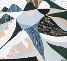 Great Dividing Plateau 14 Australian abstract mountain landscape painting and art print by Melbourne-based, Australian-based artist Ani Ipradjian, inspired by the Great Dividing Range, featuring earthy browns, sage greens, rich textures and native Australian bushland.