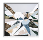 Great Dividing Plateau 14 Australian abstract mountain landscape painting and art print by Melbourne-based, Australian-based artist Ani Ipradjian, inspired by the Great Dividing Range, featuring earthy browns, sage greens, rich textures and native Australian bushland.