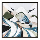 Great Dividing Plateau 1 abstract Australian mountain landscape artwork by Melbourne artist Ani Ipradjian, inspired by the Great Dividing Range, featuring earthy tones, layered textures, and native bushland, contemporary Australian art for collectors and interiors worldwide