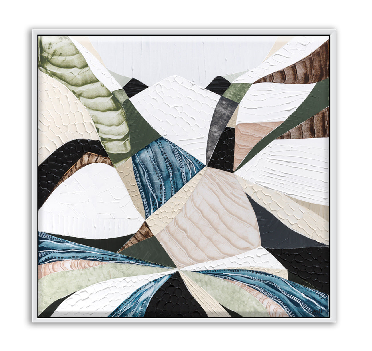 Great Dividing Plateau 2 abstract Australian mountain landscape artwork by Melbourne artist Ani Ipradjian, inspired by the Great Dividing Range, featuring earthy tones, layered textures, and native bushland, contemporary Australian art for collectors and interiors worldwide