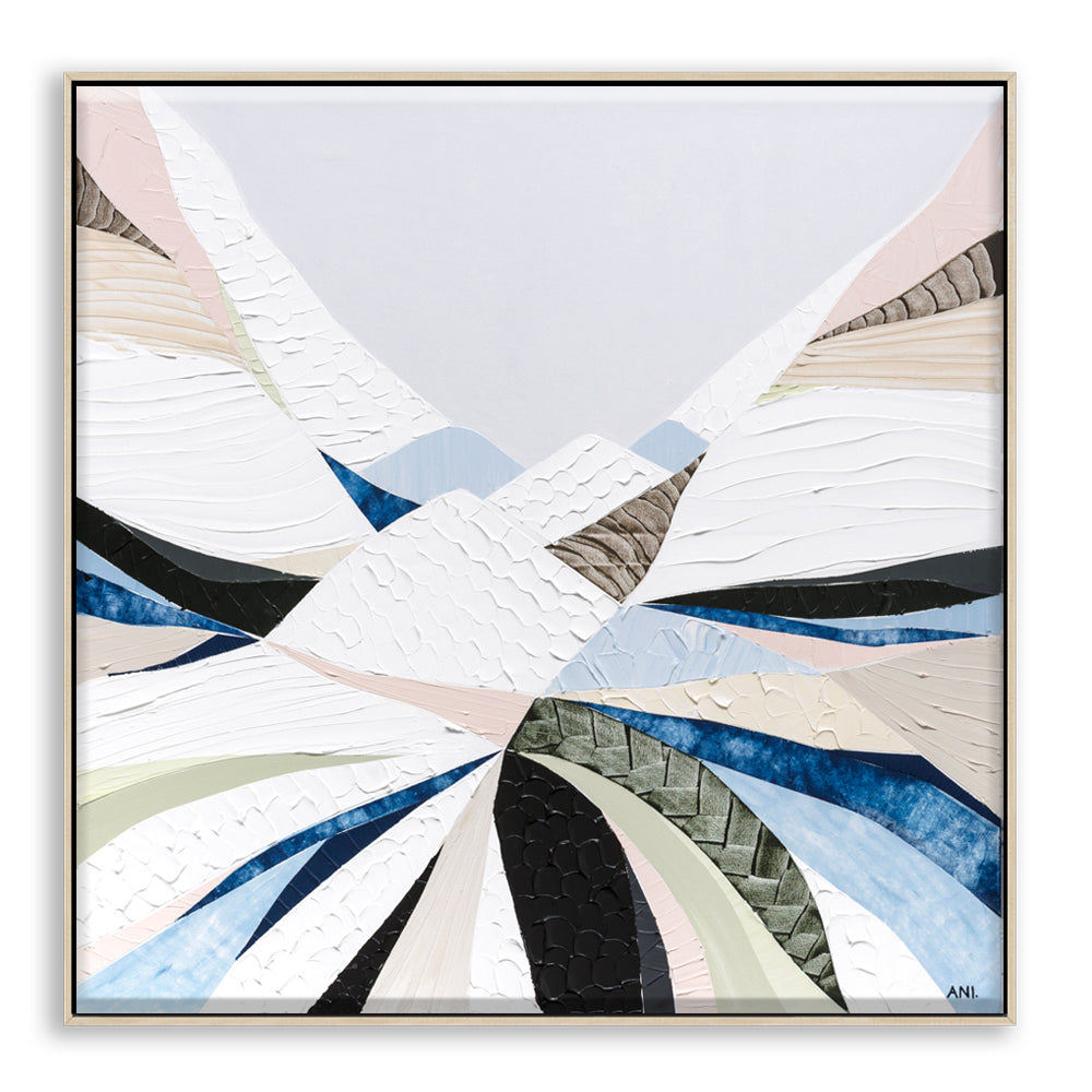 Great Dividing Plateau 4 abstract Australian mountain landscape artwork by Melbourne artist Ani Ipradjian, inspired by the Great Dividing Range, featuring earthy tones, layered textures, and native bushland, contemporary Australian art for collectors and interiors worldwide