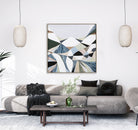 Ani Ipradjian Austrlian Artist Abstract Australian mountain landscape painting inspired by the Great Dividing Range, featuring earthy browns, sage greens, and rich textures capturing native bushland across Queensland, New South Wales, and Victoria—perfect for art collectors, interior designers, and lovers of contemporary Australian wall art worldwide.