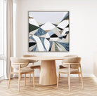 Ani Ipradjian Austrlian Artist Abstract Australian mountain landscape painting inspired by the Great Dividing Range, featuring earthy browns, sage greens, and rich textures capturing native bushland across Queensland, New South Wales, and Victoria—perfect for art collectors, interior designers, and lovers of contemporary Australian wall art worldwide.