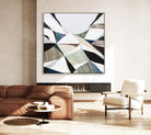Great Dividing Plateau 8 abstract Australian mountain landscape painting by Melbourne artist Ani Ipradjian, featuring earthy browns, sage greens, and rich textured layers inspired by the Great Dividing Range. Contemporary Australian wall art capturing native bushland, rugged terrain, and the natural beauty of Queensland, New South Wales, and Victoria, ideal for art collectors, interior designers, and lovers of Australian landscape paintings.
