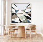 Great Dividing Plateau 8 abstract Australian mountain landscape painting by Melbourne artist Ani Ipradjian, featuring earthy browns, sage greens, and rich textured layers inspired by the Great Dividing Range. Contemporary Australian wall art capturing native bushland, rugged terrain, and the natural beauty of Queensland, New South Wales, and Victoria, ideal for art collectors, interior designers, and lovers of Australian landscape paintings.