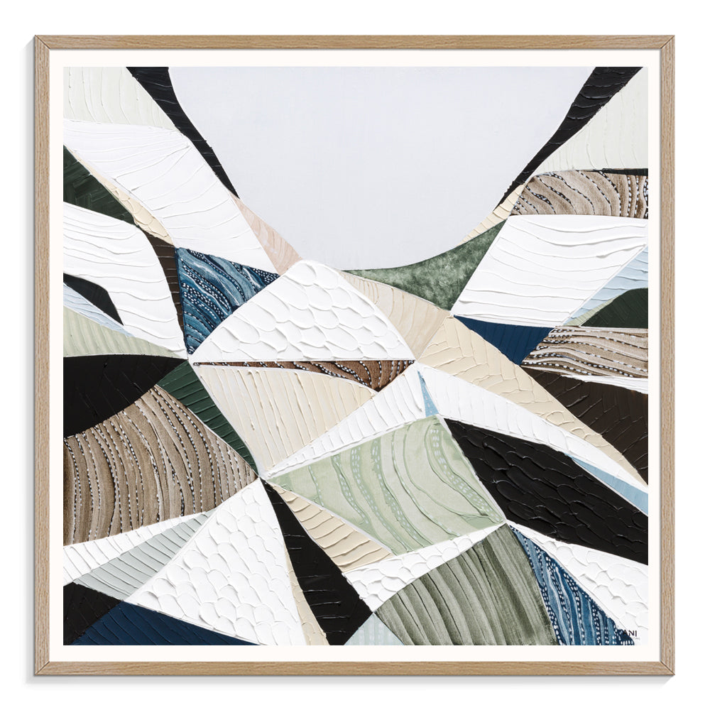 Great Dividing Plateau 8 abstract Australian mountain landscape painting by Melbourne artist Ani Ipradjian, featuring earthy browns, sage greens, and rich textured layers inspired by the Great Dividing Range. Contemporary Australian wall art capturing native bushland, rugged terrain, and the natural beauty of Queensland, New South Wales, and Victoria, ideal for art collectors, interior designers, and lovers of Australian landscape paintings.