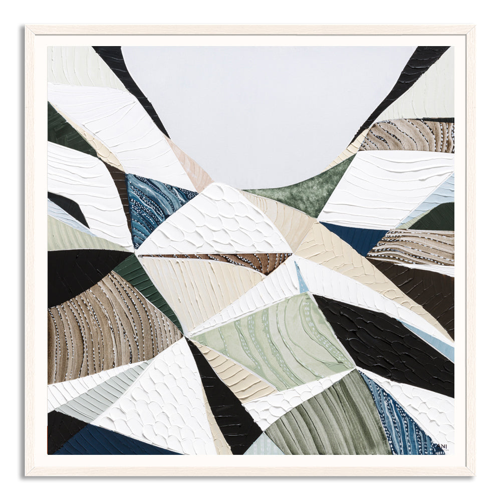 Great Dividing Plateau 8 abstract Australian mountain landscape painting by Melbourne artist Ani Ipradjian, featuring earthy browns, sage greens, and rich textured layers inspired by the Great Dividing Range. Contemporary Australian wall art capturing native bushland, rugged terrain, and the natural beauty of Queensland, New South Wales, and Victoria, ideal for art collectors, interior designers, and lovers of Australian landscape paintings.