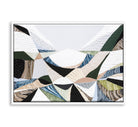 Contemporary Australian abstract art art painting and print inspired by Victorian bluestone (Olivine Basalt) by Melbourne artist Ani Ipradjian. Textured fine art print featuring earthy neutral colours, layered abstract forms and Australian volcanic stone inspiration. Ideal wall art for modern living rooms, dining rooms, offices and contemporary Australian interiors. Museum-quality print available framed in Tasmanian Oak, Black or White with free shipping Australia-wide.