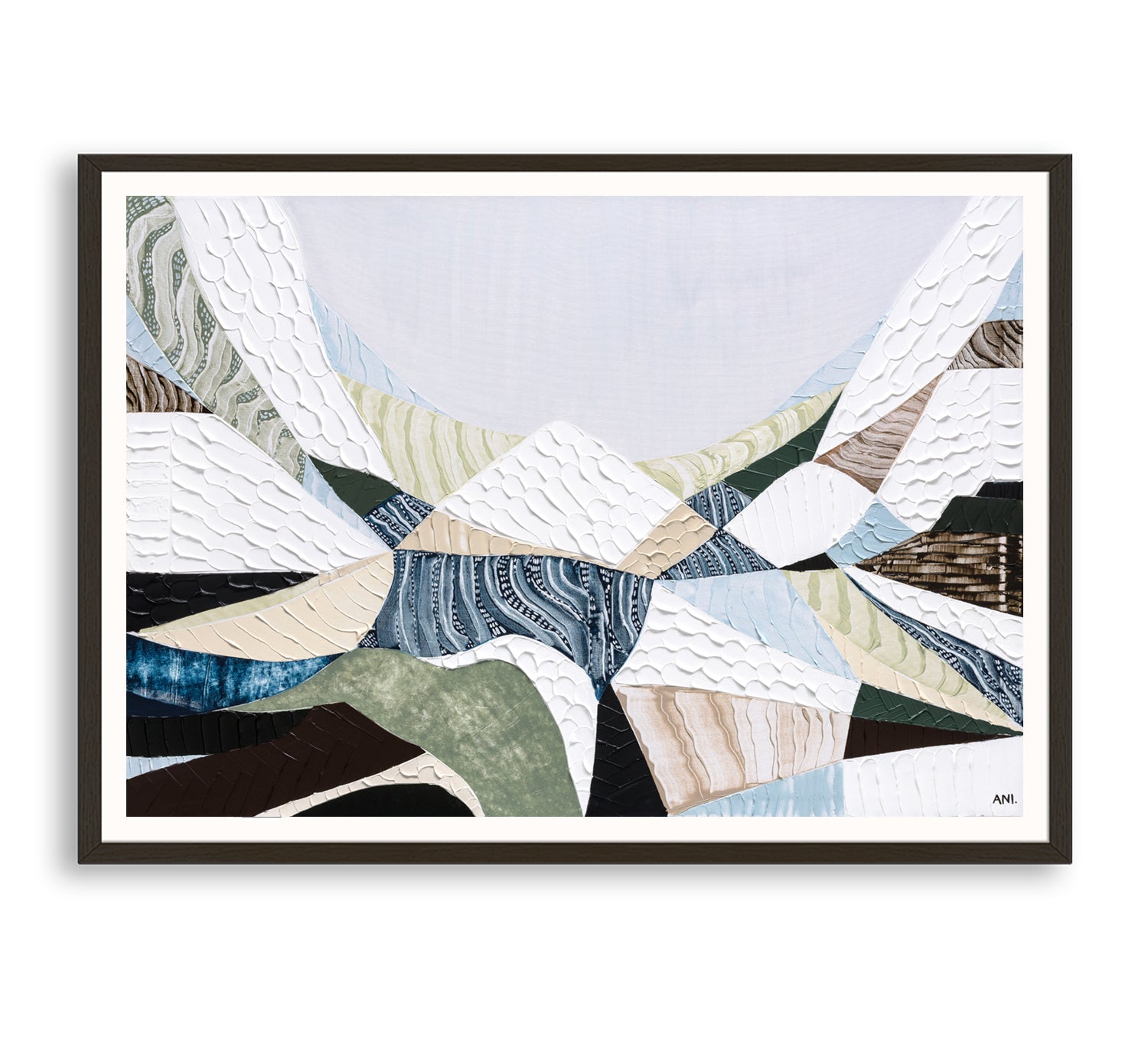 Great Dividing Range original abstract mountain landscape painting Australia, large textured Australian wall art with earthy browns and sage greens, contemporary acrylic artwork inspired by native bushland across Queensland New South Wales Victoria