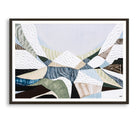 Great Dividing Range original abstract mountain landscape painting Australia, large textured Australian wall art with earthy browns and sage greens, contemporary acrylic artwork inspired by native bushland across Queensland New South Wales Victoria