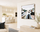 Great Dividing Plateau 15 original Australian landscape painting by Melbourne-based Australian artist Ani Ipradjian, inspired by the Great Dividing Range and Australian native bushland. This textured Australian art piece is available as an original painting and can also be purchased as Australian wall art, canvas prints and museum-quality giclée fine art prints for homes, offices and interiors.