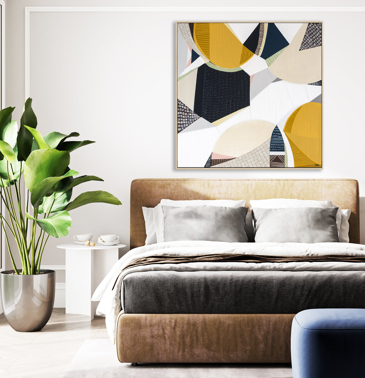 Great Western Plateau print by Ani Ipradjian – abstract Australian Outback art inspired by Uluru and desert landscapes, featuring earthy tones and textured detail. Perfect for collectors and interiors worldwide.