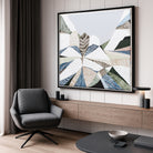 Great Dividing Plateau 7 abstract Australian mountain landscape painting by Melbourne artist Ani Ipradjian, Australian artist inspired by the Great Dividing Range across Queensland, New South Wales, and Victoria, featuring earthy tones, sage greens, and rich textured layers, contemporary Australian wall art for collectors and interior designers worldwide