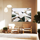 Great Dividing Mountain Ranges 3, original Australian abstract landscape painting by Melbourne artist Ani Ipradjian, featuring earthy browns, sage greens and rich textured native bushland. Contemporary acrylic and mixed media artwork on canvas, 134cm x 95cm, framed in Tasmanian Oak.