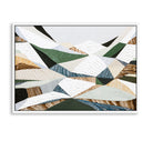 Great Dividing Ranges original Australian mountain landscape painting by Melbourne-based Australian artist Ani Ipradjian, textured acrylic and mixed media canvas artwork in earthy browns and sage greens, framed in Tasmanian Oak, with Australian wall art, canvas prints and giclée fine art prints available.