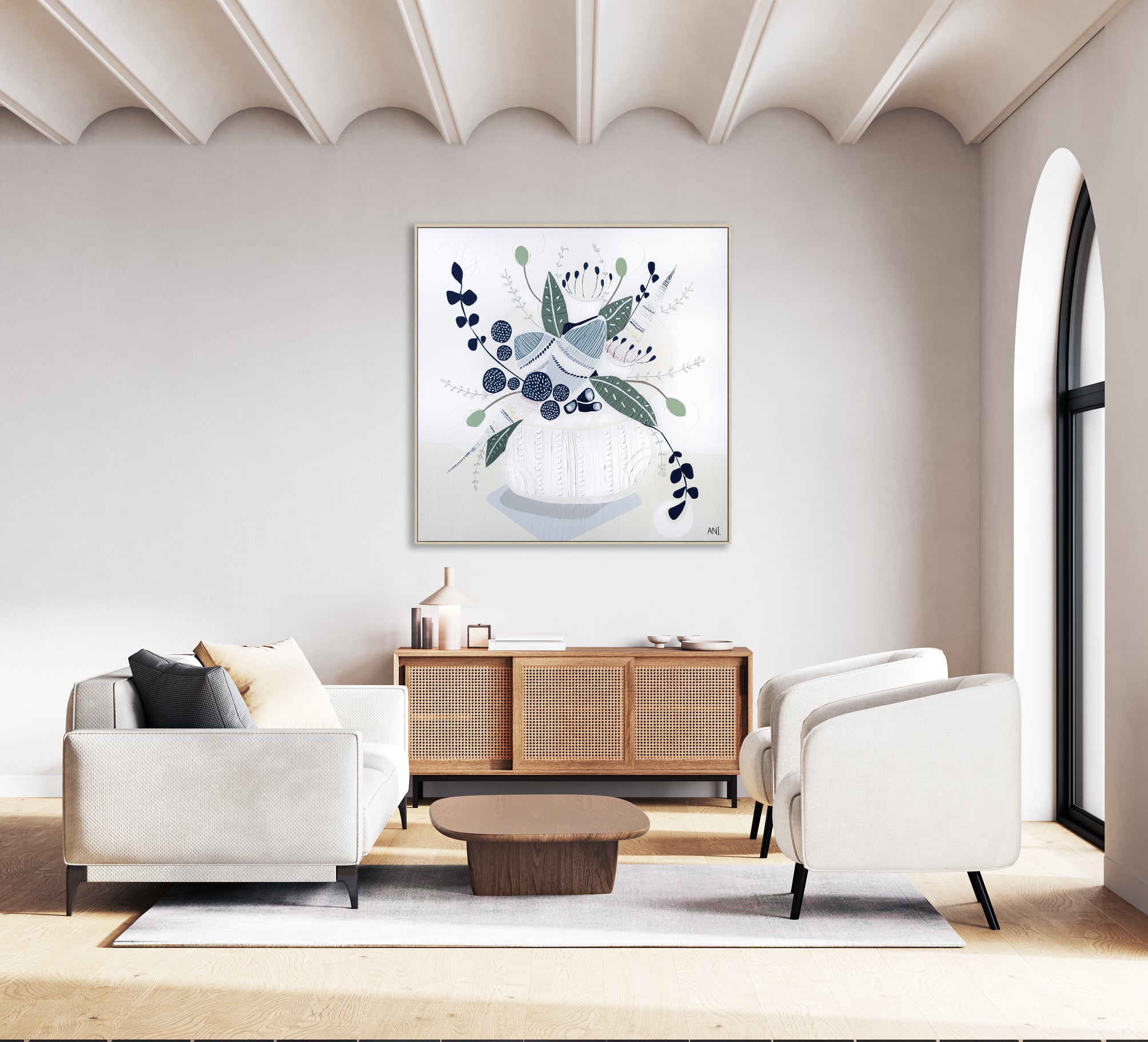 Hamptons Bouquet Print - Ani Ipradjian Art