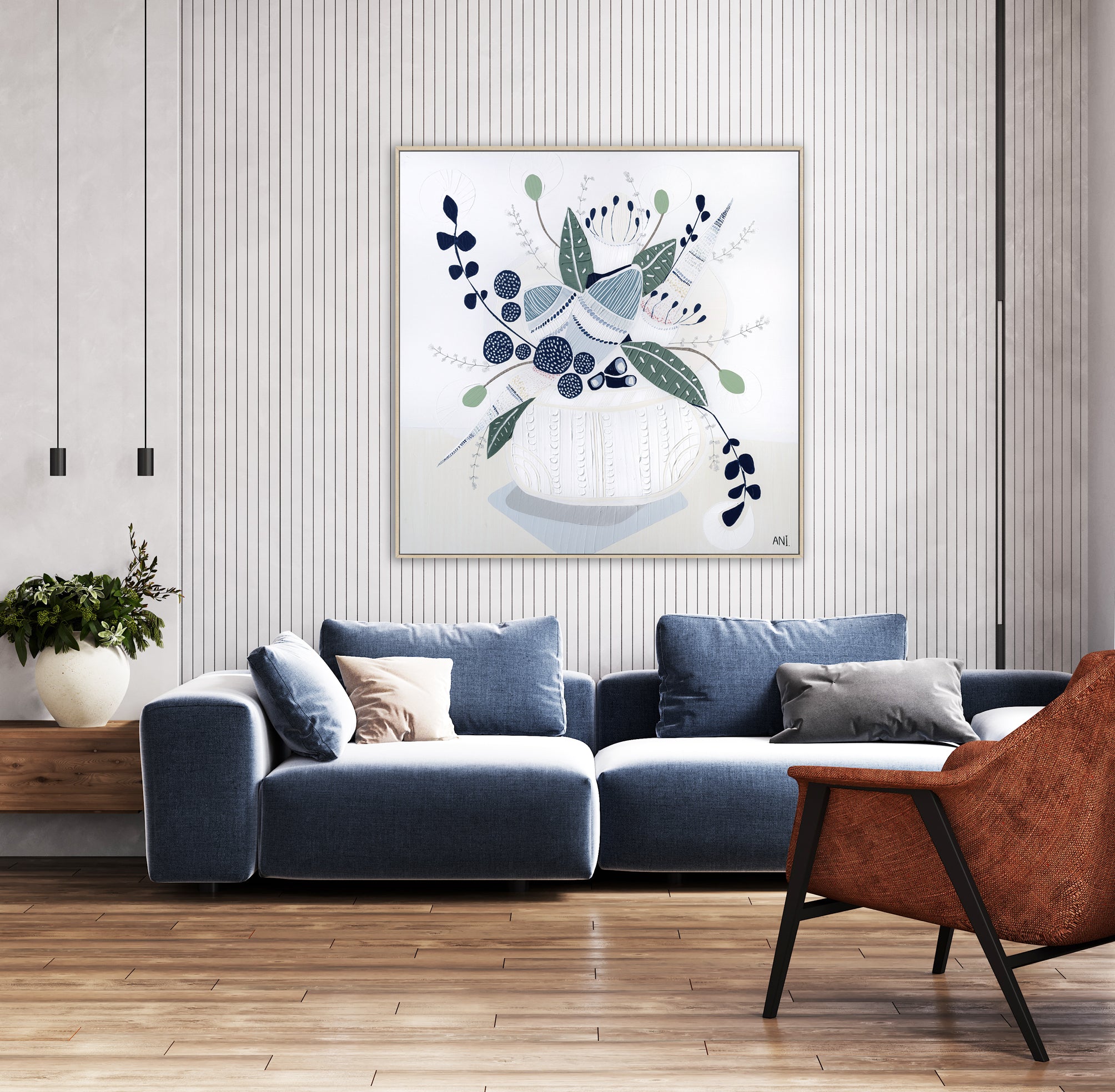 Hamptons Bouquet Print - Ani Ipradjian Art