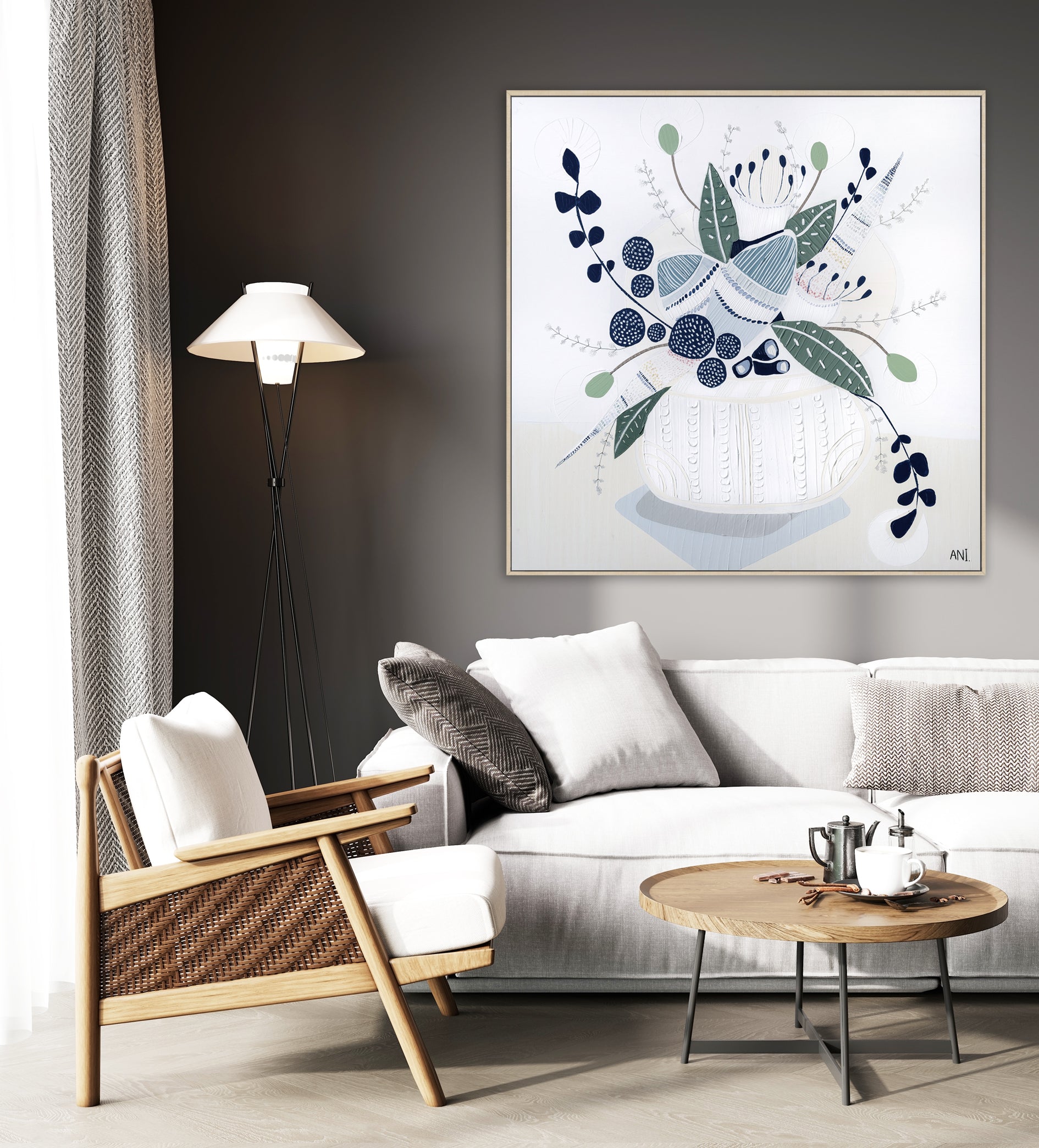 Hamptons Bouquet Print - Ani Ipradjian Art