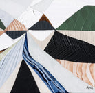 Heart of the Ranges 1 original Australian landscape painting by Melbourne-based Australian artist Ani Ipradjian, inspired by the Great Dividing Ranges with earthy tones, native bushland colours and textured abstract detail, available as original Australian art, affordable wall art and fine art prints.