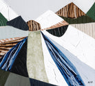 Heart of the Ranges 2 original Australian landscape painting by Melbourne-based Australian artist Ani Ipradjian, inspired by the Great Dividing Ranges with earthy tones, native bushland colours and textured abstract detail, available as original Australian art, affordable wall art and fine art prints.