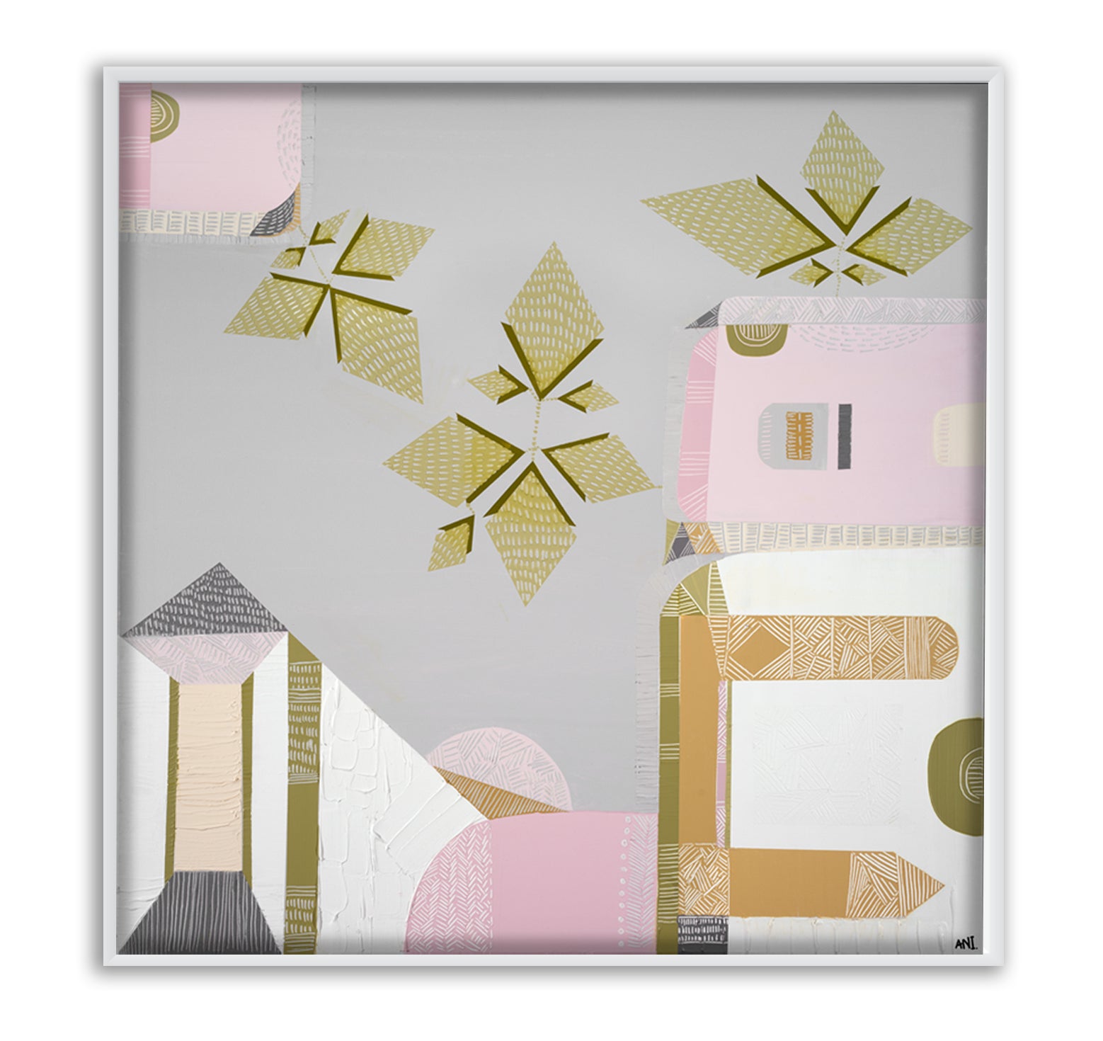 "Iconic Australia 1970 Interior print by Ani Ipradjian – retro Australian art inspired by 1970s Melbourne home décor and urban interiors"