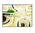 Inspiration – Original abstract painting by Australian artist Ani Ipradjian. The artwork that sparked her professional art journey, featuring bold textures and dynamic forms. Painted in 2008 and launched as the foundation of her signature style in 2018. Framed in Tasmanian Oak, black, or white. A powerful statement piece for collectors and modern interiors.