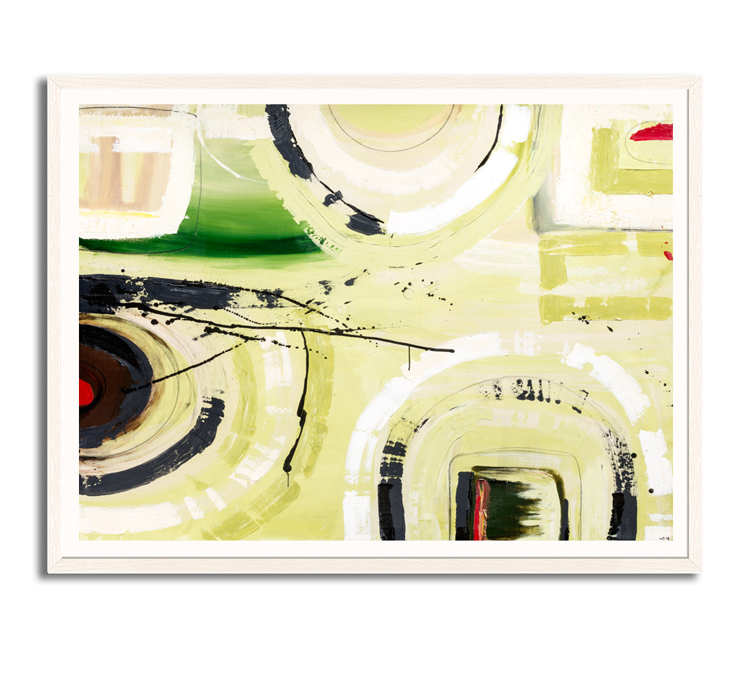 Inspiration l print by Melbourne abstract artist Ani Ipradjian. Featuring textured layers, bold colour palette, and dynamic movement, this artwork represents the beginning of Ani’s artistic journey. A meaningful contemporary Australian print for art collectors, designers, and worldwide buyers, with free shipping in Australia and international delivery available.