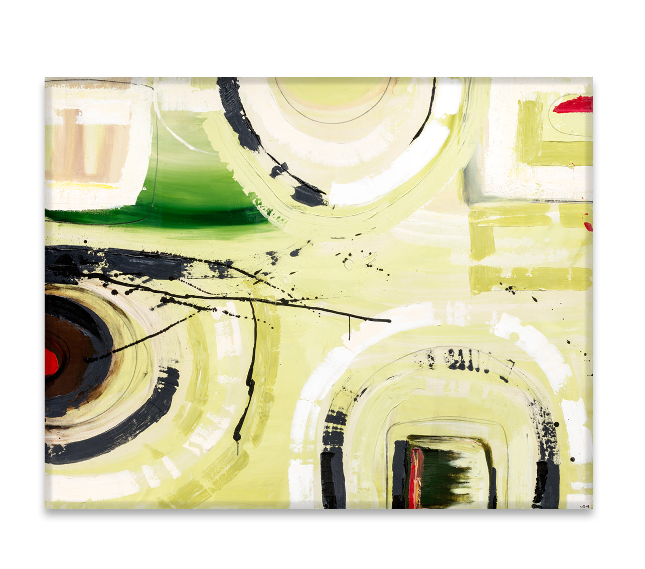 Inspiration l print by Melbourne abstract artist Ani Ipradjian. Featuring textured layers, bold colour palette, and dynamic movement, this artwork represents the beginning of Ani’s artistic journey. A meaningful contemporary Australian print for art collectors, designers, and worldwide buyers, with free shipping in Australia and international delivery available.